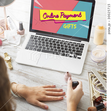 Online Shopping Cart E-Commers Concept 30025715
