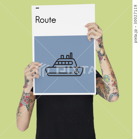 Route Holiday Discover Journey Boat Sign 30027119