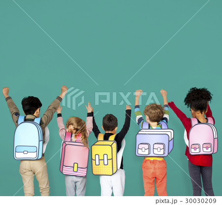 Children School Friends Illustration Concept 30030209