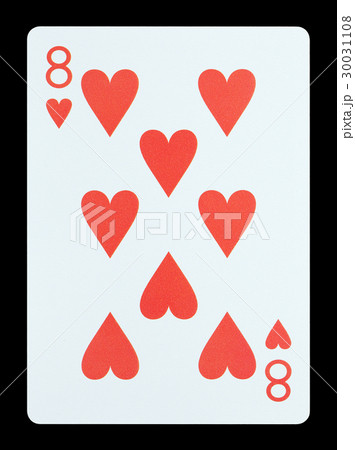 Playing cards - Eight of hearts 30031108