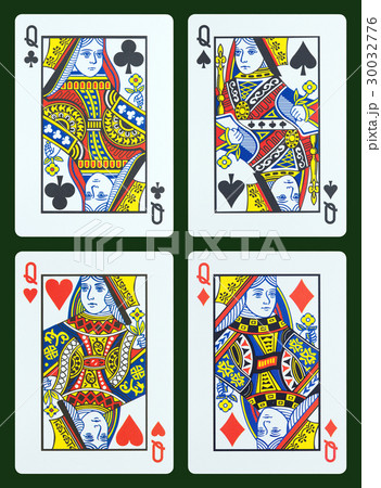 Playing cards - Queen Playing cards - Queen 30032776