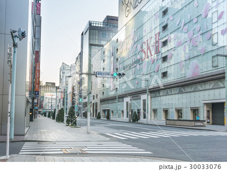 都市風景 東京 銀座3丁目 都市風景 東京 銀座3丁目 30033076