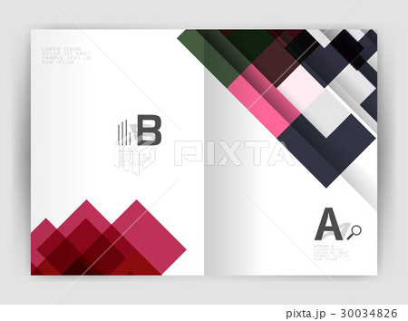 Square design corporate business flyer 30034826