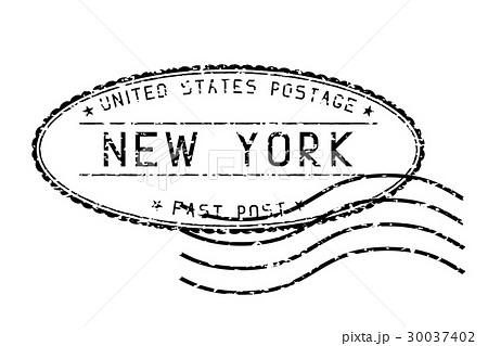 New York Mail Stamps Collection Faded Stock Vector (Royalty Free) 603878147