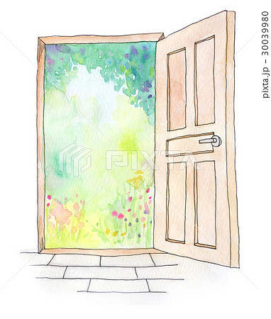 水彩イラスト ドアのイラスト素材 30039980 Pixta