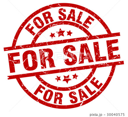 for sale round red grunge stamp 30040575