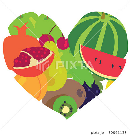 Heart form fruits.  30041133