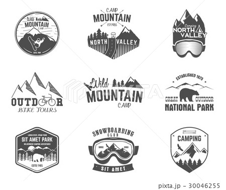 Summer and winter mountain explorer camp badge 30046255