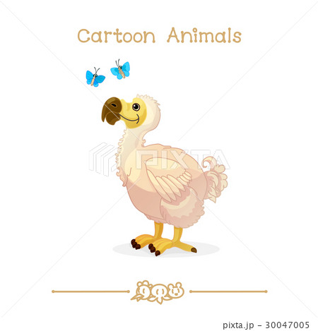 Extinct dodo & butterflies 30047005