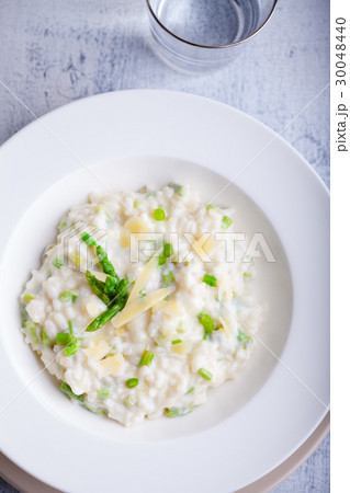 Asparagus Risotto with cheese Asparagus Risotto with cheese 30048440