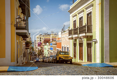 Street of Old San Juan, Puerto Rico 30048606