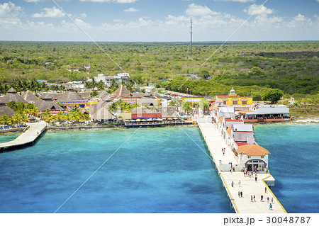 Port in Puerta Maya - Cozumel, Mexico - Stock Photo [30048787] - PIXTA