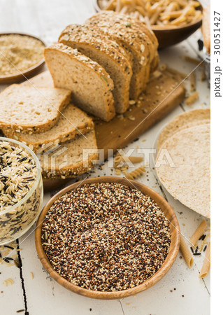 Quinoa and brown bread Quinoa and brown bread 30051427