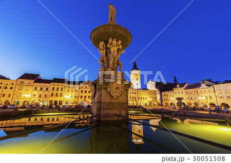 Czech Republic, Bohemia, Ceske Budejovice (Budweis), Main Square of city Czech Republic, Bohemia, Ceske Budejovice (Budweis), Main Square of city 30051508