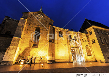 France, Auvergne-Rhone-Alpes, Grenoble, Collegiate Church of Saint-Andre on Place of St Andre 30051532