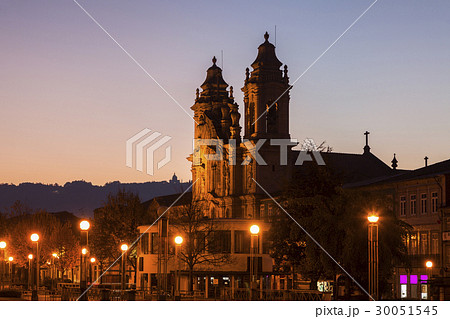 Portugal, Norte Region, Braga, Congregados Basilica in Braga at dawn 30051545