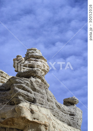 USA, New Mexico, Abiquiu, Limestone rock formations 30052016