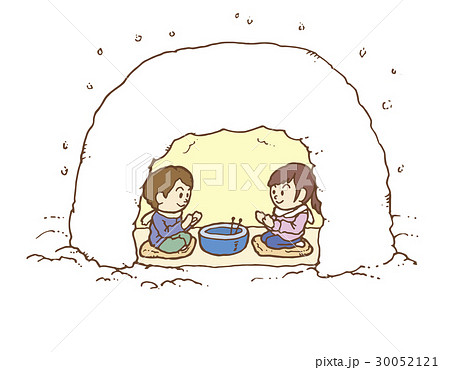 かまくらでくつろぐ かまくらでくつろぐ 30052121