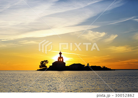 Church on a small island 30052862