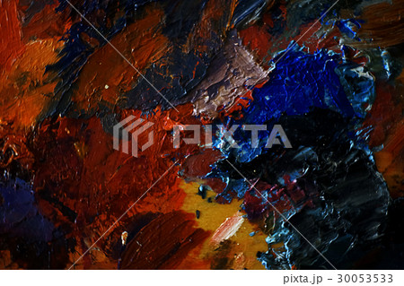 The artist paints a portrait of oil The artist paints a portrait of oil 30053533