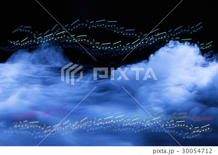 ドライアイスと音符 ドライアイスと音符 30054712