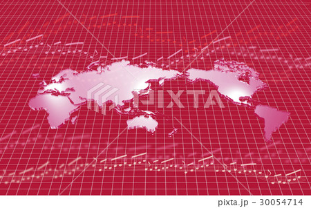 世界地図と音符 世界地図と音符 30054714