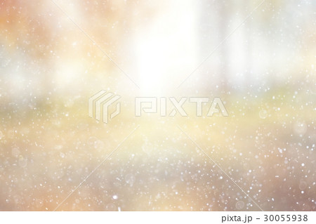 Snowfall texture of snowflakes on blurred background 30055938