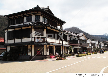 金沢・山中温泉ゆげ街道の町並み 30057046
