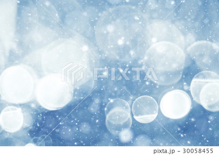 silvery blue highlights snow rain water blurred background silvery blue highlights snow rain water blurred background 30058455