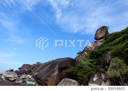stones mountain grass close sky stones mountain grass close sky 30058603