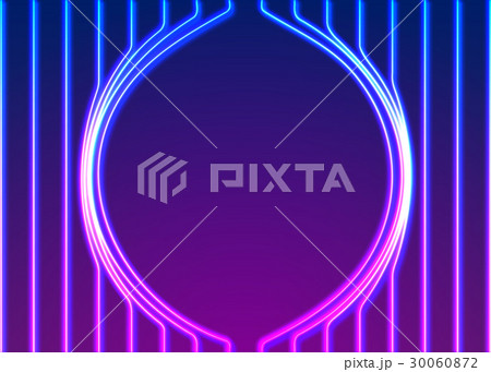 Neon lines background with glowing 80s new retro 30060872