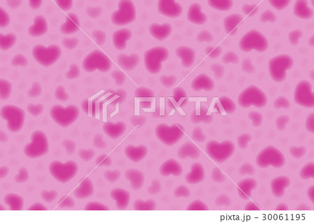 背景素材壁紙 ハートマーク 模様 柄 パターン ハート形 恋愛 愛情 パステルカラー 可愛い ぼかしのイラスト素材 30061195 Pixta