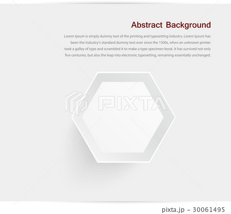 abstract background. Gray hexagon 30061495