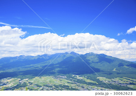 入笠山山頂から望む八ヶ岳 長野県富士見町 入笠山山頂から望む八ヶ岳 長野県富士見町 30062623