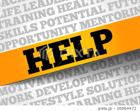 Help word cloud 30064472