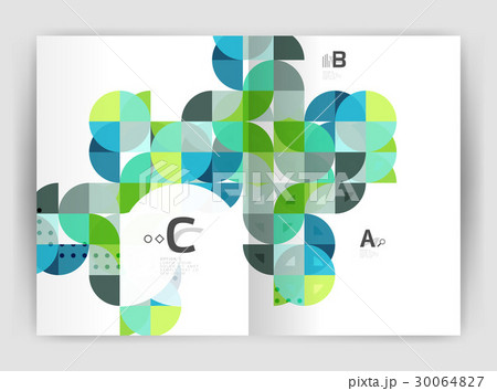 Business brochure or leaflet A4 cover template 30064827
