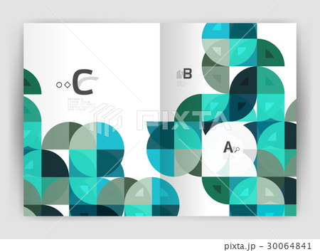 Business brochure or leaflet A4 cover template Business brochure or leaflet A4 cover template 30064841