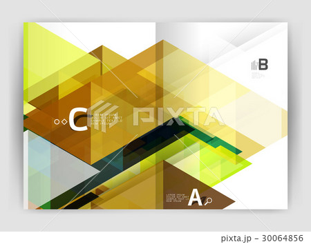 Business brochure or leaflet A4 cover template Business brochure or leaflet A4 cover template 30064856