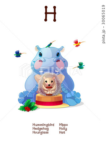 English Alphabet (Amusing Animals) letter H 1/26 English Alphabet (Amusing Animals) letter H 1/26 30065019