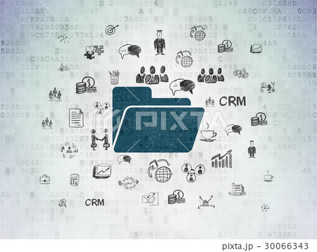 Finance concept: Folder on Digital Data Paper Finance concept: Folder on Digital Data Paper 30066343