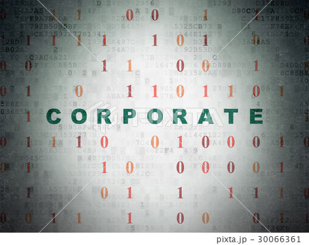 Finance concept: Corporate on Digital Data Paper Finance concept: Corporate on Digital Data Paper 30066361