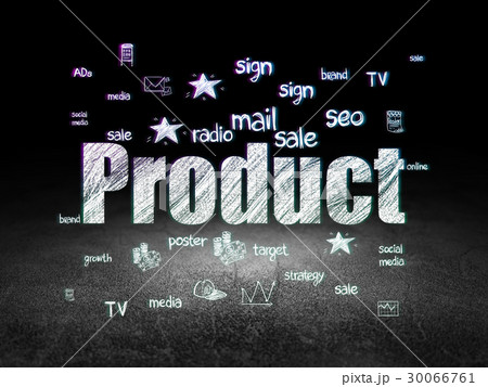 Marketing concept: Product in grunge dark room Marketing concept: Product in grunge dark room 30066761