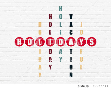 Entertainment, concept: Holidays in Crossword Entertainment, concept: Holidays in Crossword 30067741