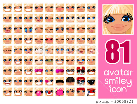 SET-81 social media avatars for girl 01 30068321