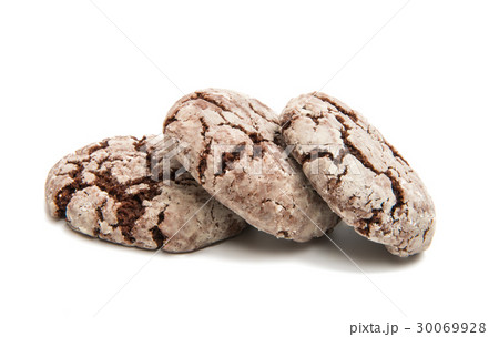 Chocolate cookies isolated Chocolate cookies isolated 30069928