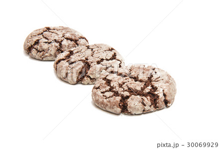 chocolate cookie isolated chocolate cookie isolated 30069929