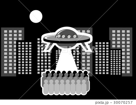 UFO over city 30070257