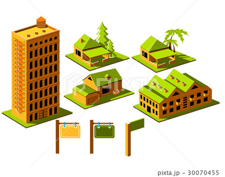 Real Estate icon set 30070455