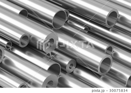 Many different copper pipes closeup Many different copper pipes closeup 30075834