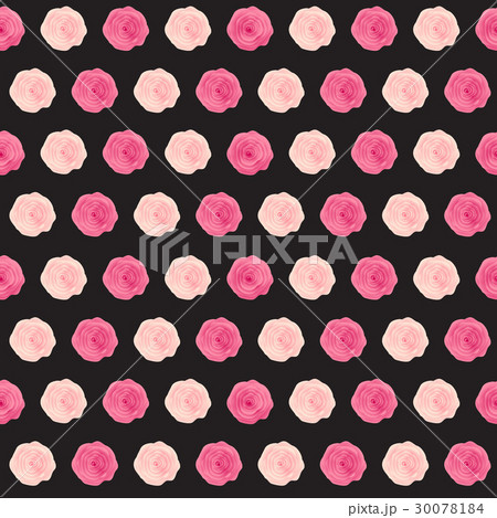 Cute Rose Flower Seamless Pattern Background Cute Rose Flower Seamless Pattern Background 30078184